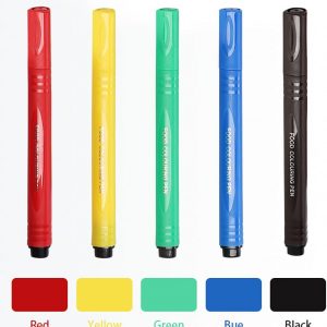 Edible Markers,Food Coloring pen 5 Colors,Triangle Broad Line Classic Colors